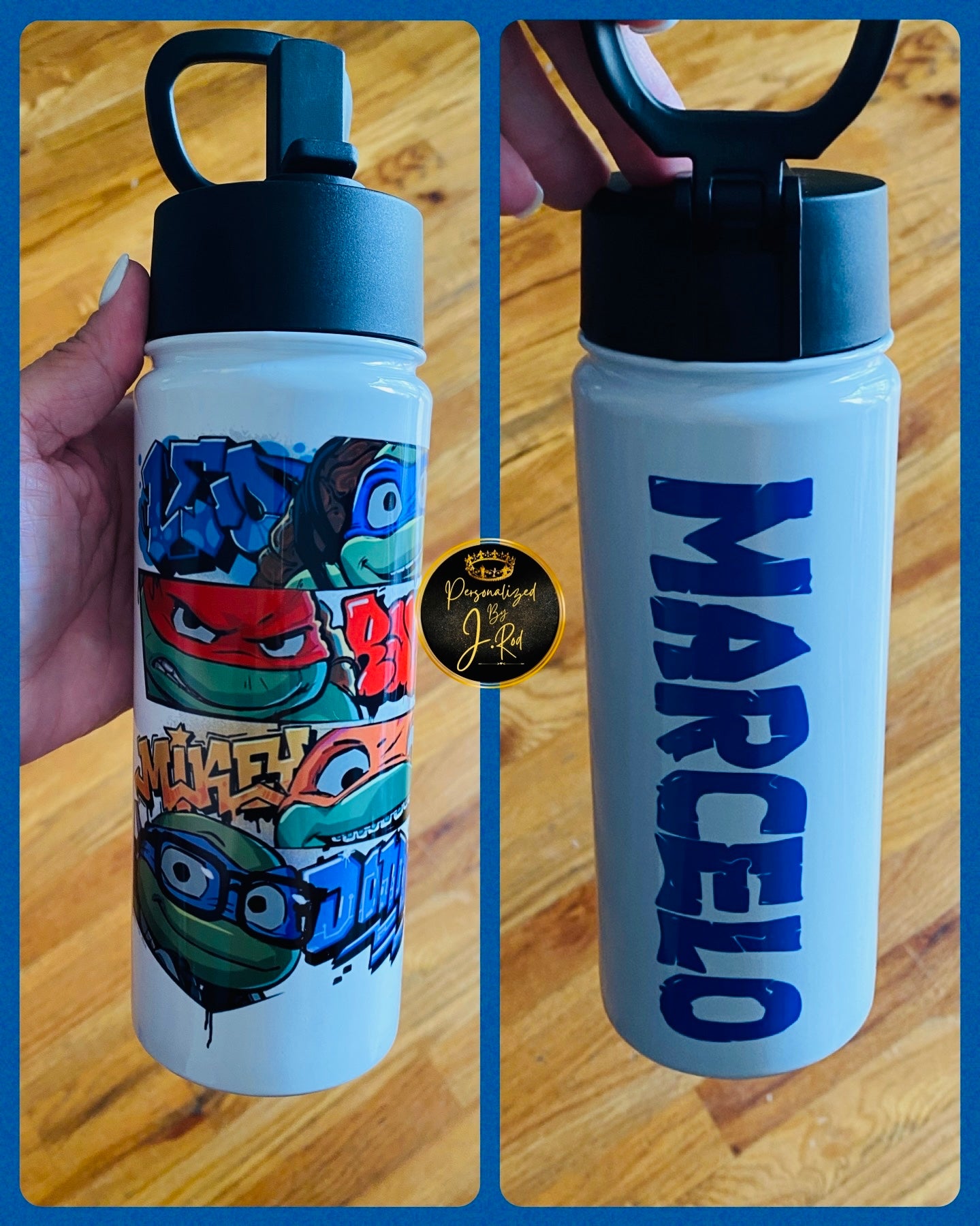 Personalized Ninja Water Bottle