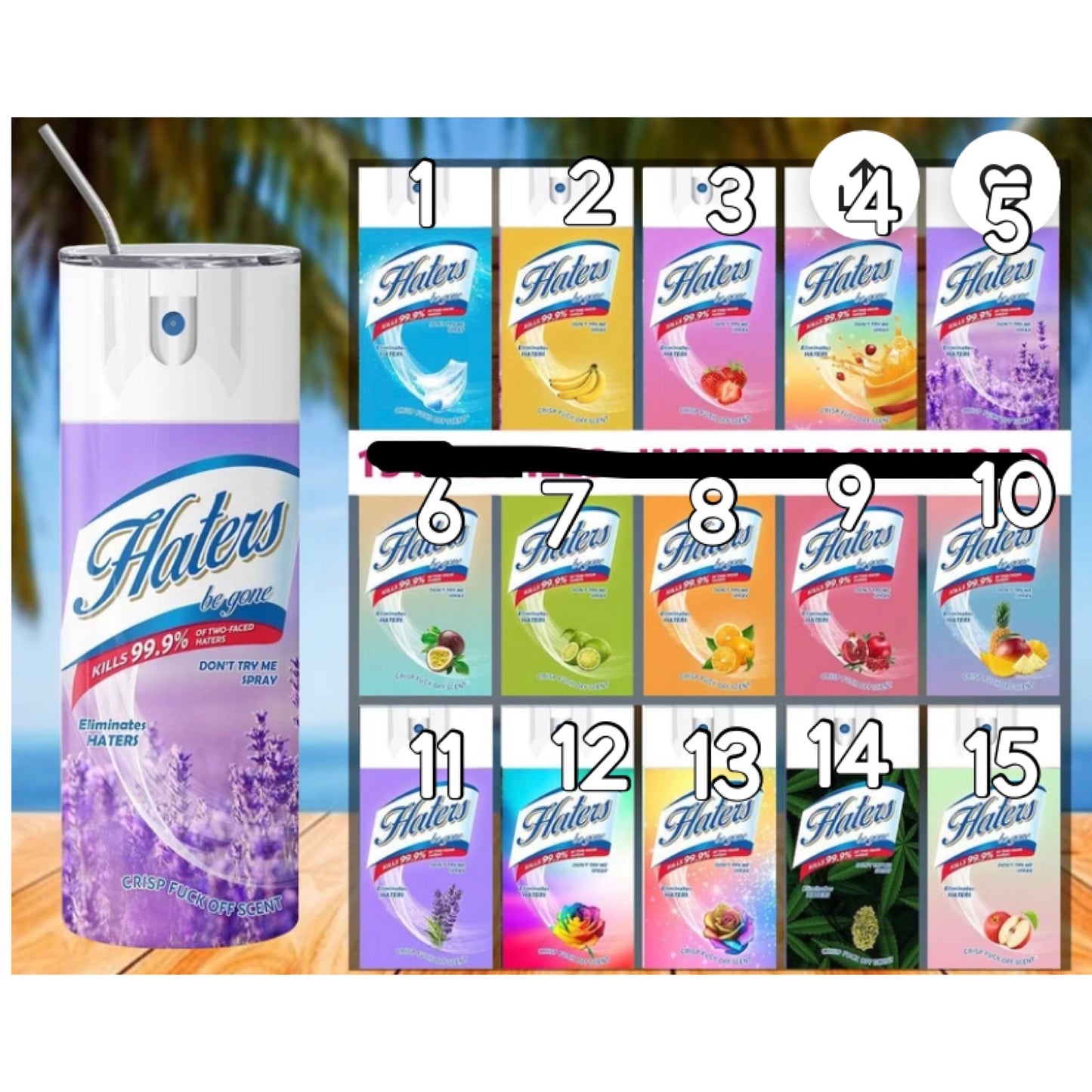 Haters Be Gone Tumbler