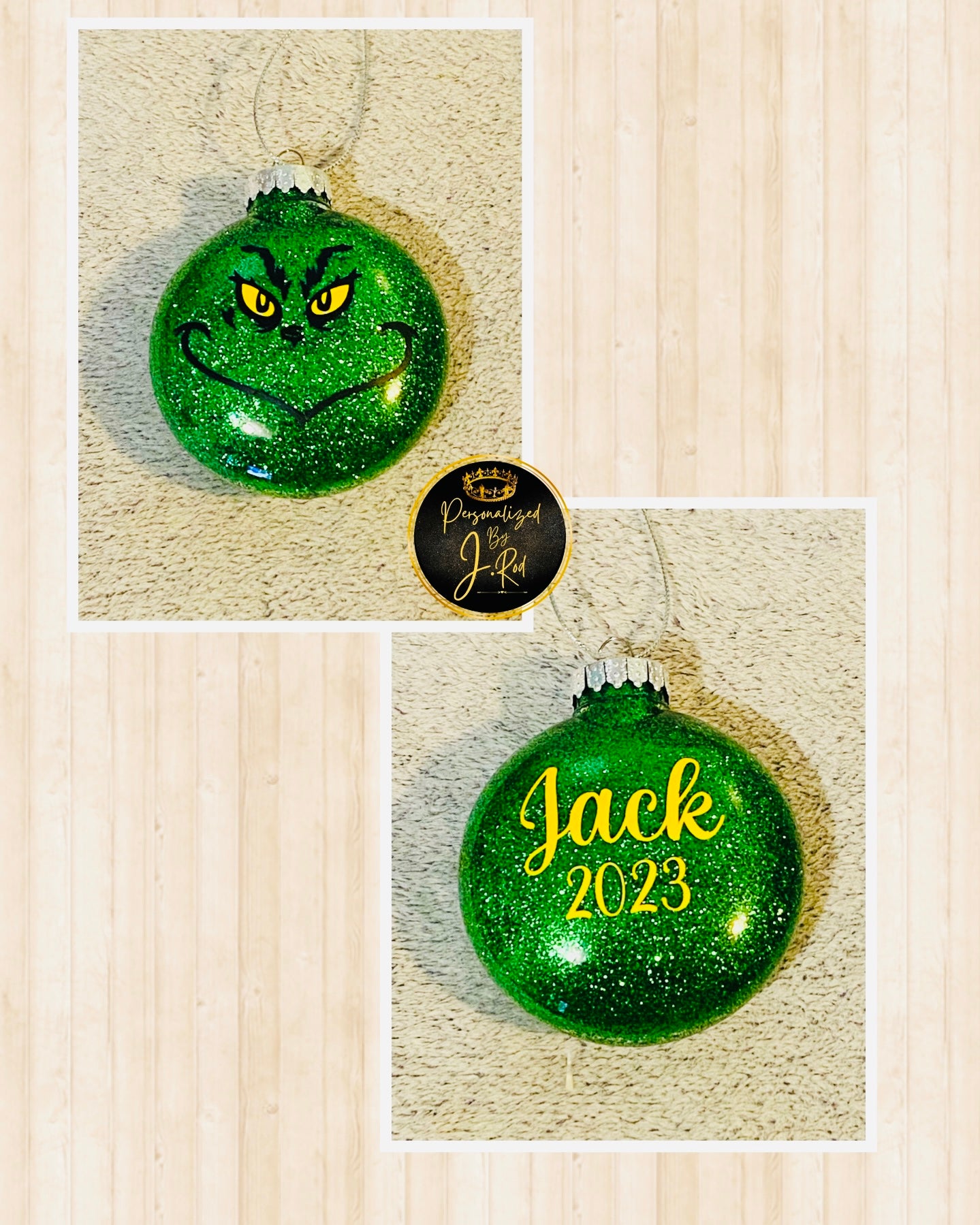 Grinch Inspired Ornament