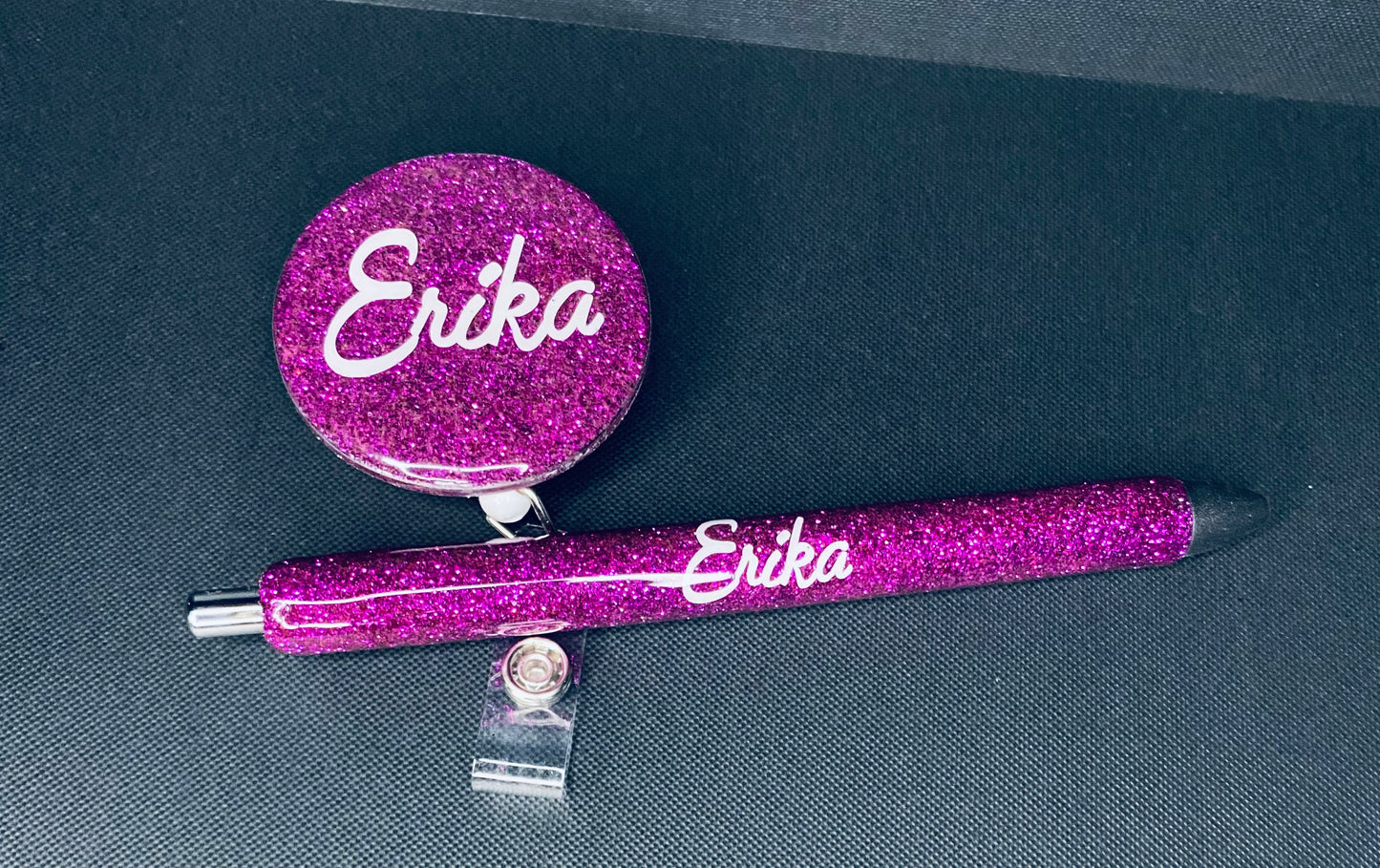 Personalized Name badge reel