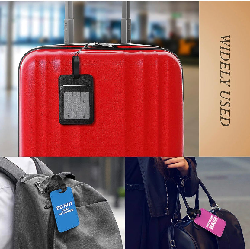 Barbie Theme Leather Luggage Tag