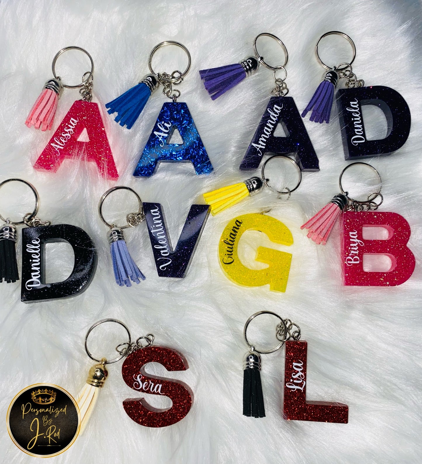 Letter Keychains