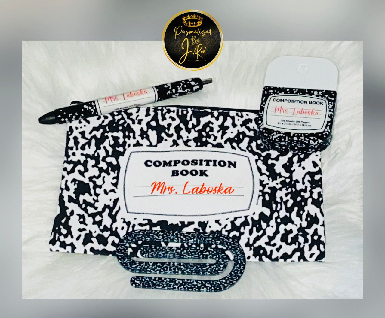Composition Notebook Style Spray Hand Sanitizer