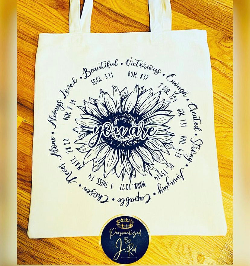 YOU ARE tote bag