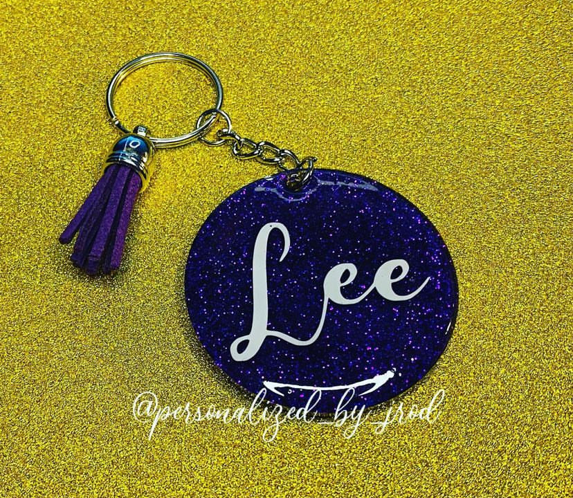 Glitter Keychain