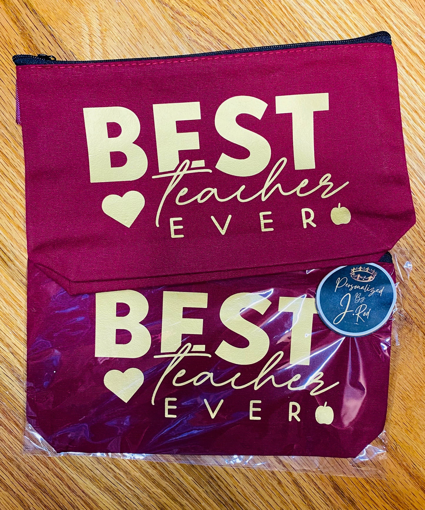 Best Teacher Ever Cosmetic Bag