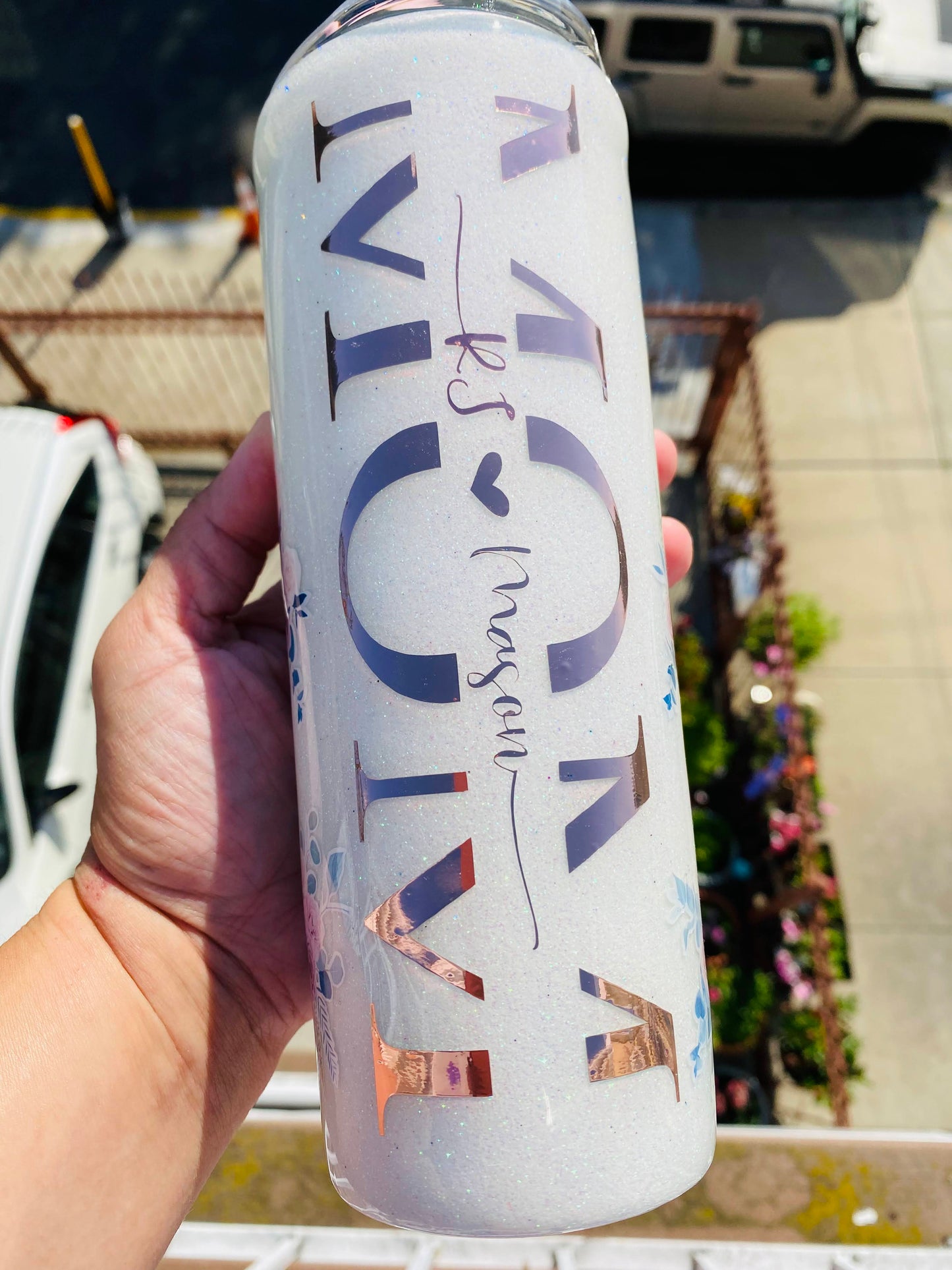 Mom Life Skinny Tumbler