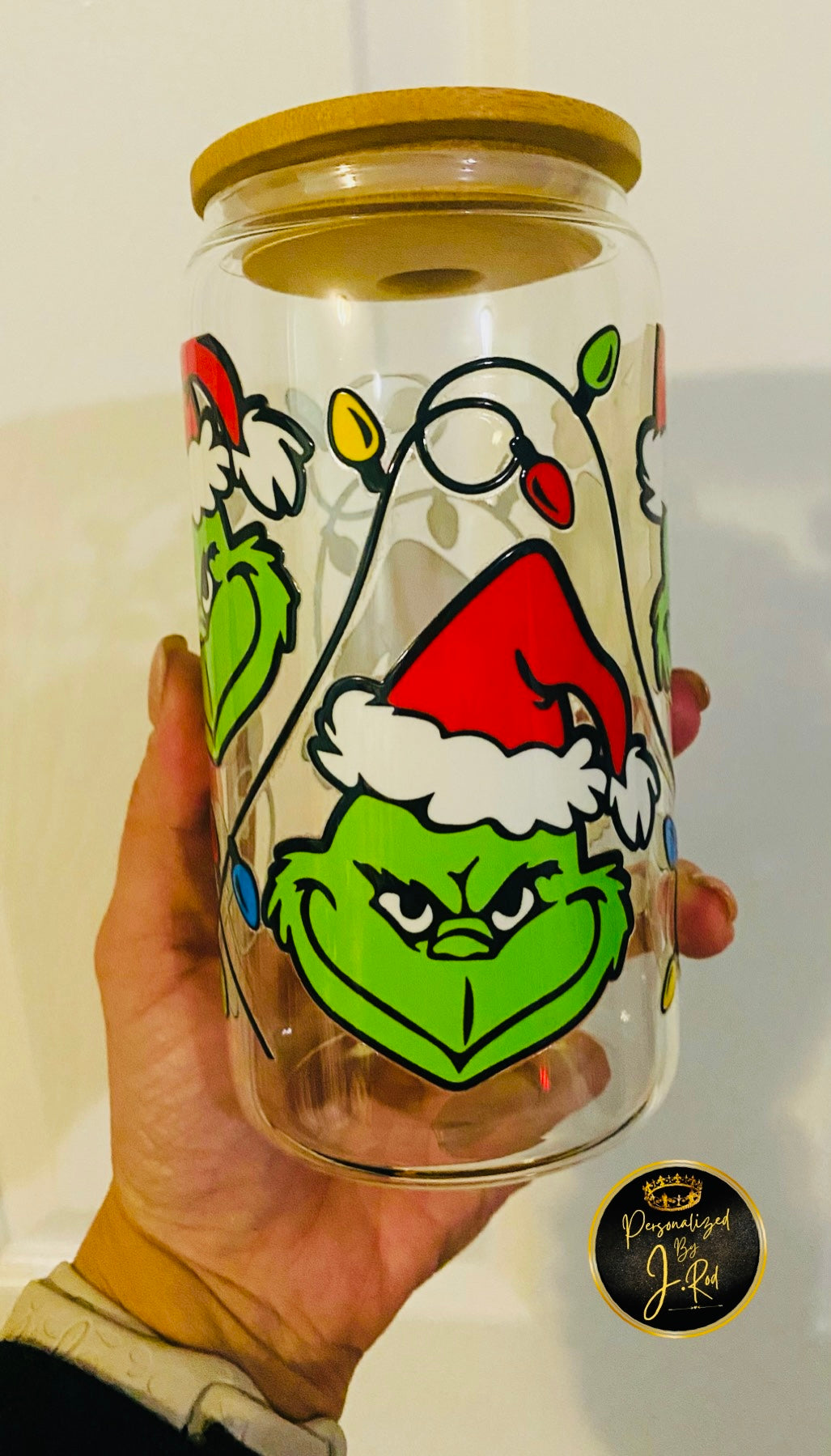 Christmas Glass Libby Cup