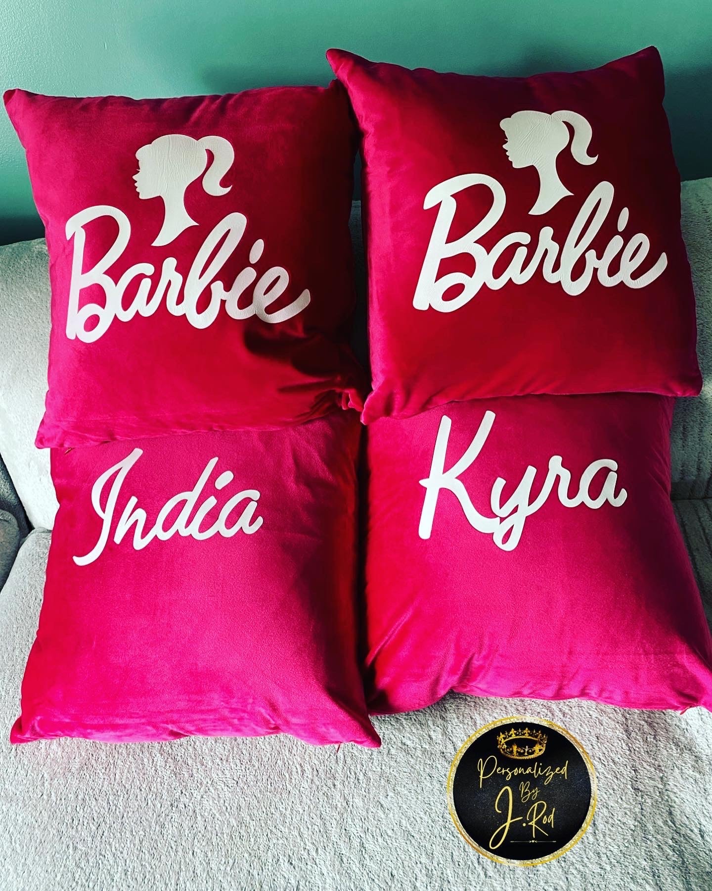 Barbie Girl Throw Pillow