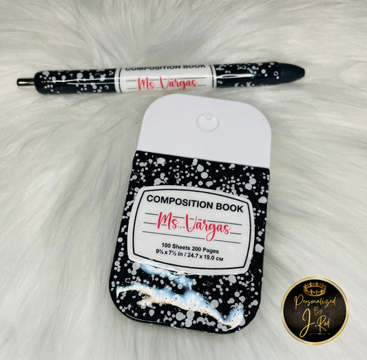Composition Notebook Style Spray Hand Sanitizer