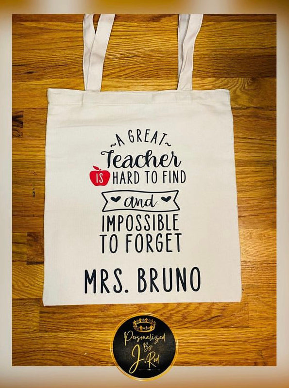 A Great Teacher Tote Bag